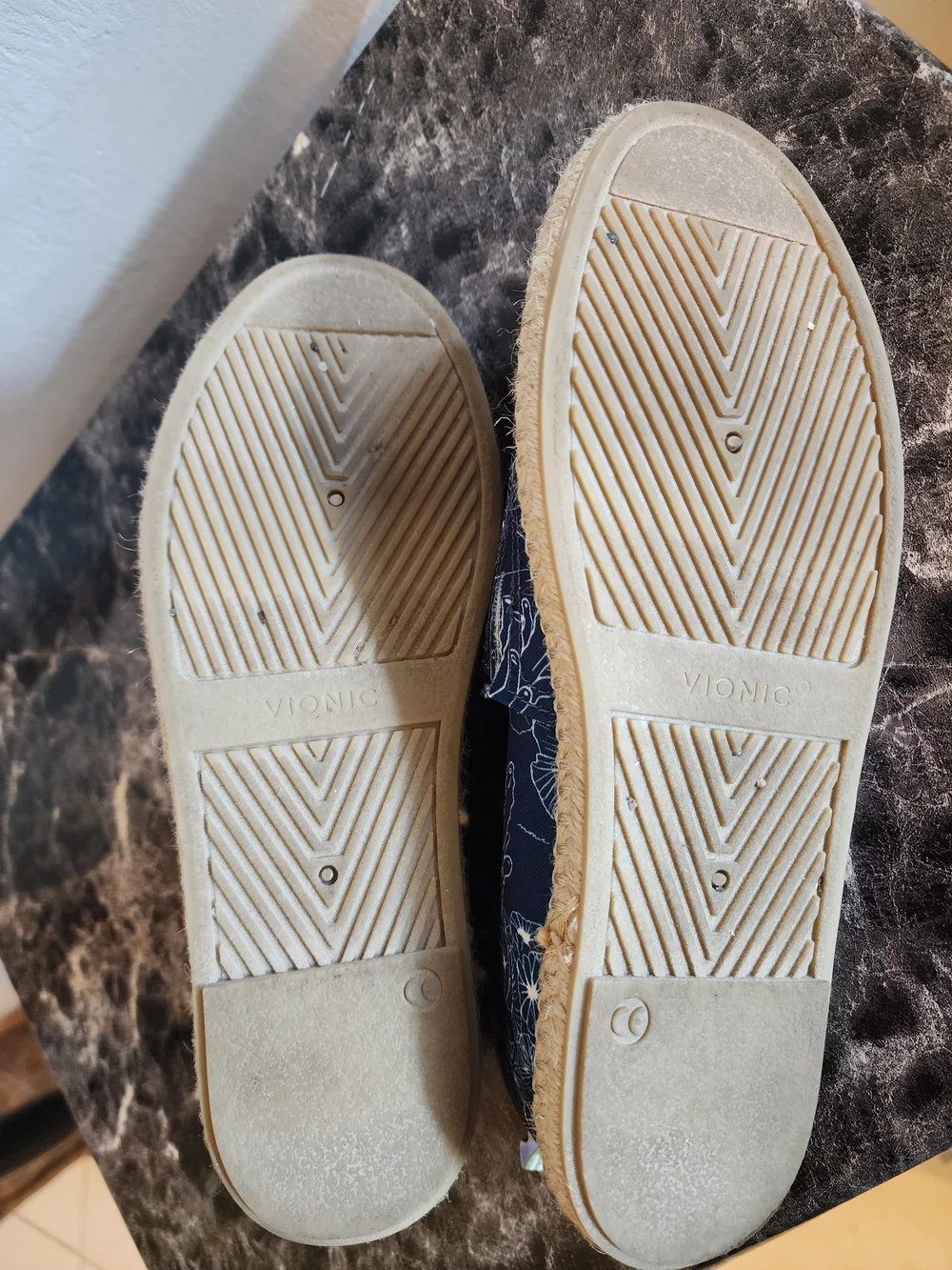 Vionic Ocean Blue Laguna Slip Espadrille